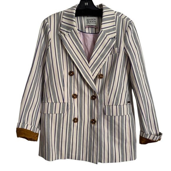 Scotch & Soda Double-breasted Blazer L - Picture 4 of 9